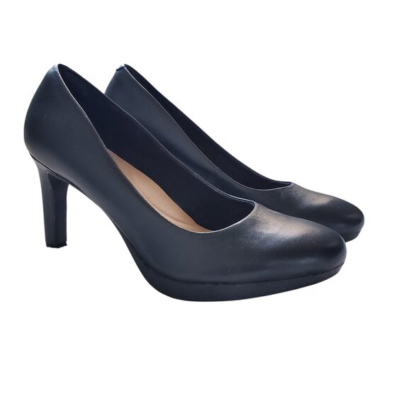 Clarks Ambyr Joy Black Heel Shoes Women's US Size 9 - Picture 9 of 9